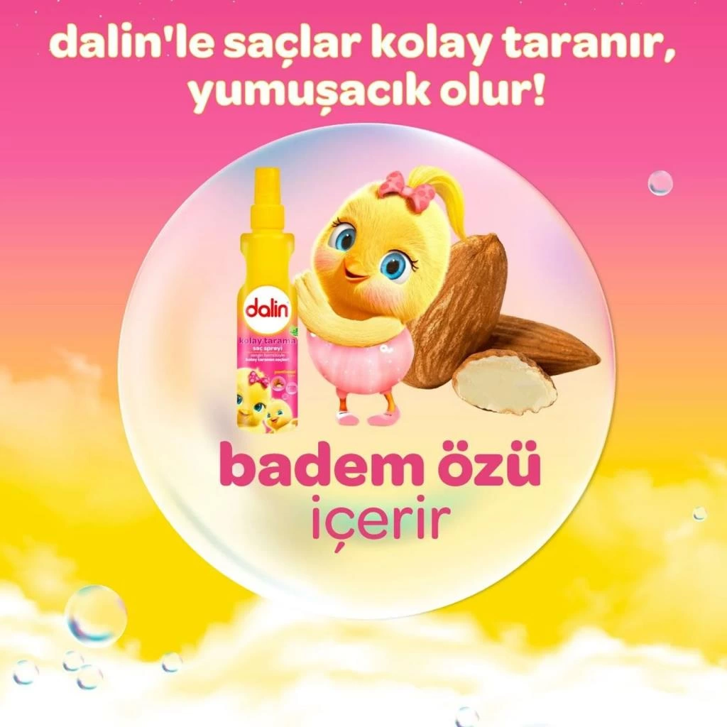 Çocuk Dalin Kolay Tarama Spreyi Badem Yağlı 200 ml - Görsel 2