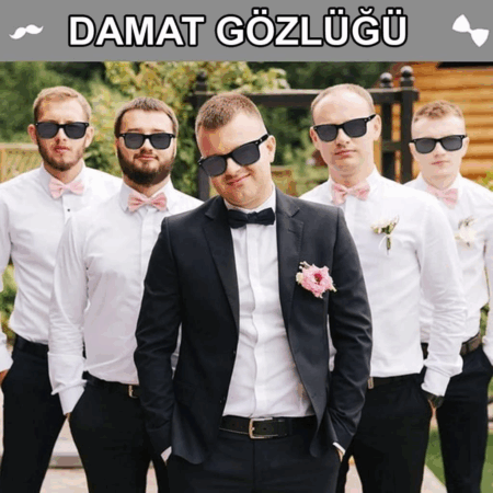 Damat Gözlüğü Düğün ve Bekarlığa Veda Partisi İçin Özel Aksesuar