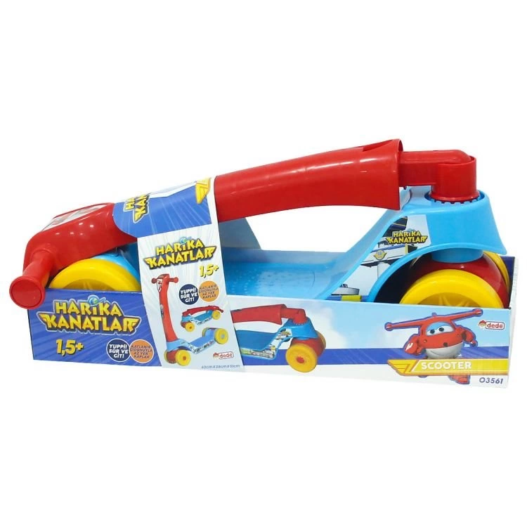 Çocuk Dede 4 Tekerlekli Harika Kanatlar Scooter - Görsel 5