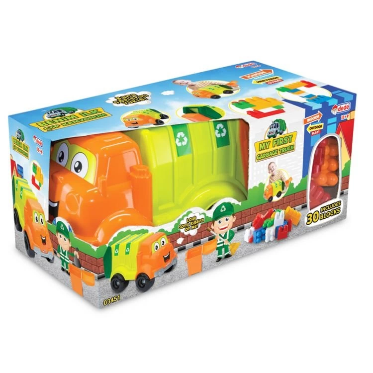 Dede Çöp Kamyonum Bloklu 30 Parça - Görsel 2