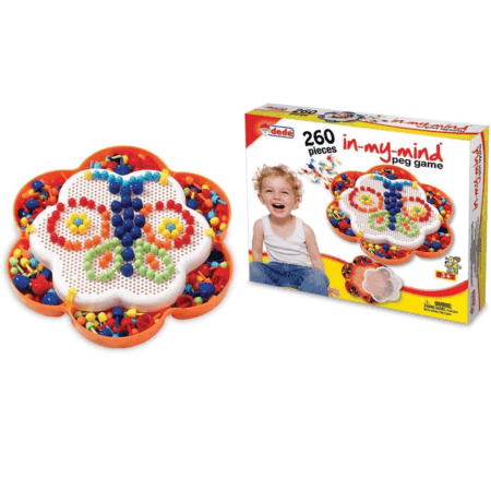 Dede Oyuncak Mozaik Çivi Oyunu 260 Parça