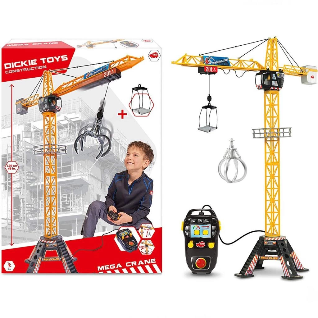 Eğitici Oyuncak Dickie Hareketli Mega Vinç Kule 120 cm - Görsel 4