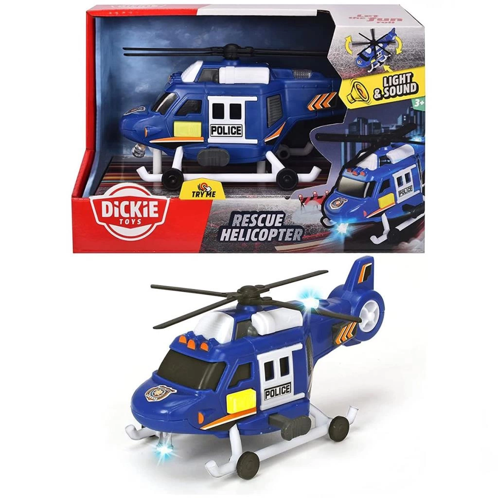Dickie Toys Sesli ve Işıklı Kurtarma Helikopteri - Görsel 4