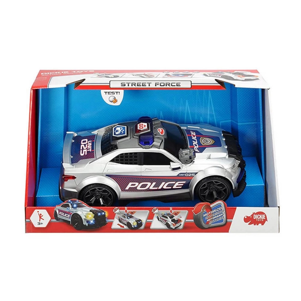 Dickie Toys Street Force Polis Arabası Sesli Işıklı - Görsel 2