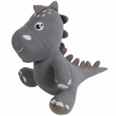 Çocuk Dino Peluş Oyuncak Gri 40 cm