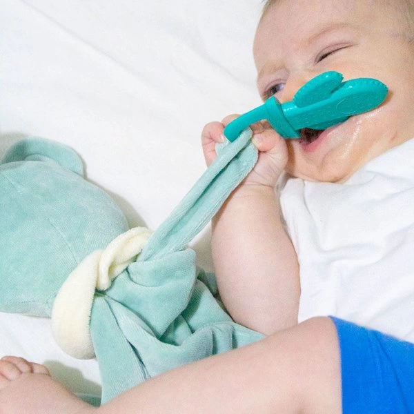 Diş Kaşıyıcılı Uykucu Ayıcık 680 Yeşil - Görsel 4