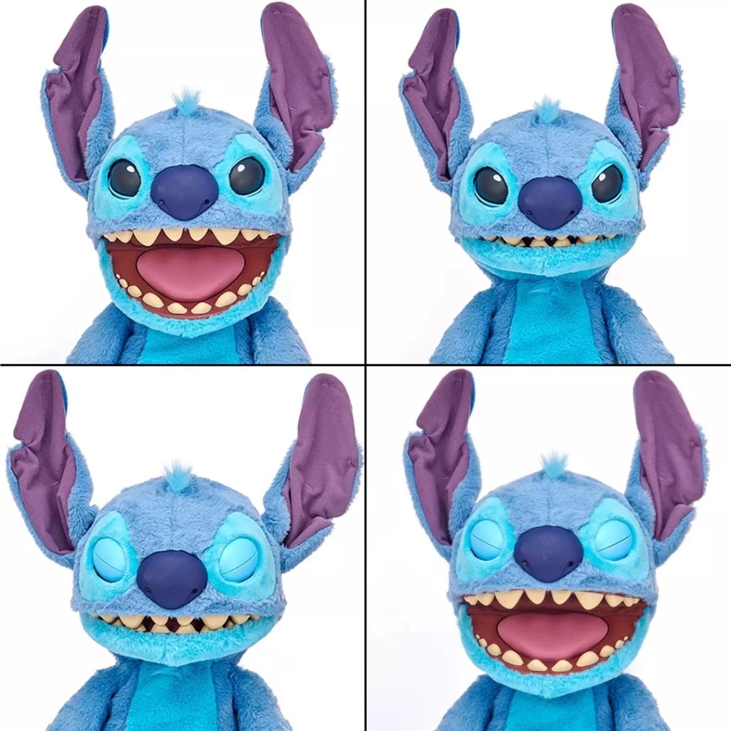 Elektronik Stitch Real FX Kukla 46 cm Eğitici Çocuk Aktivite Oyuncak - Görsel 4