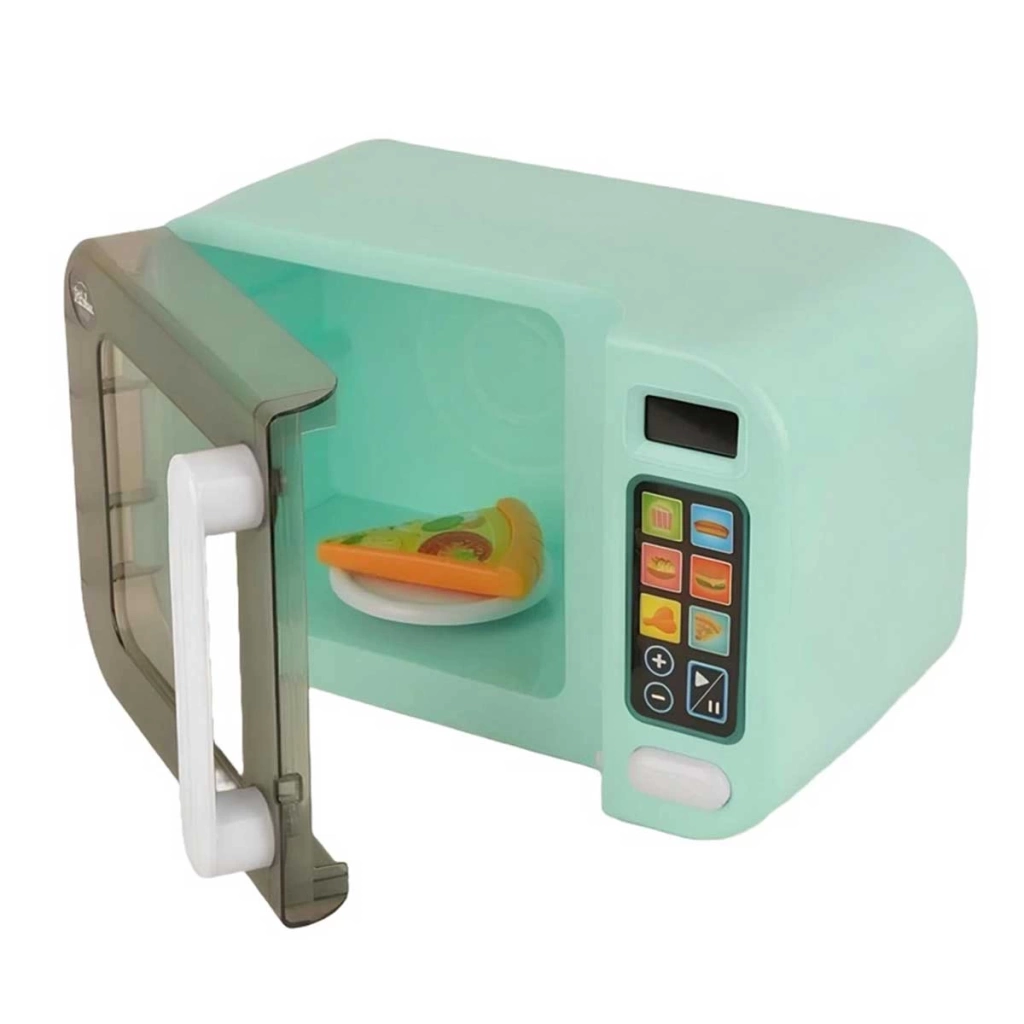 Çocuk Dokunmatik Ekranlı Işıklı ve Sesli Oyuncak Mikrodalga Fırın - Görsel 2