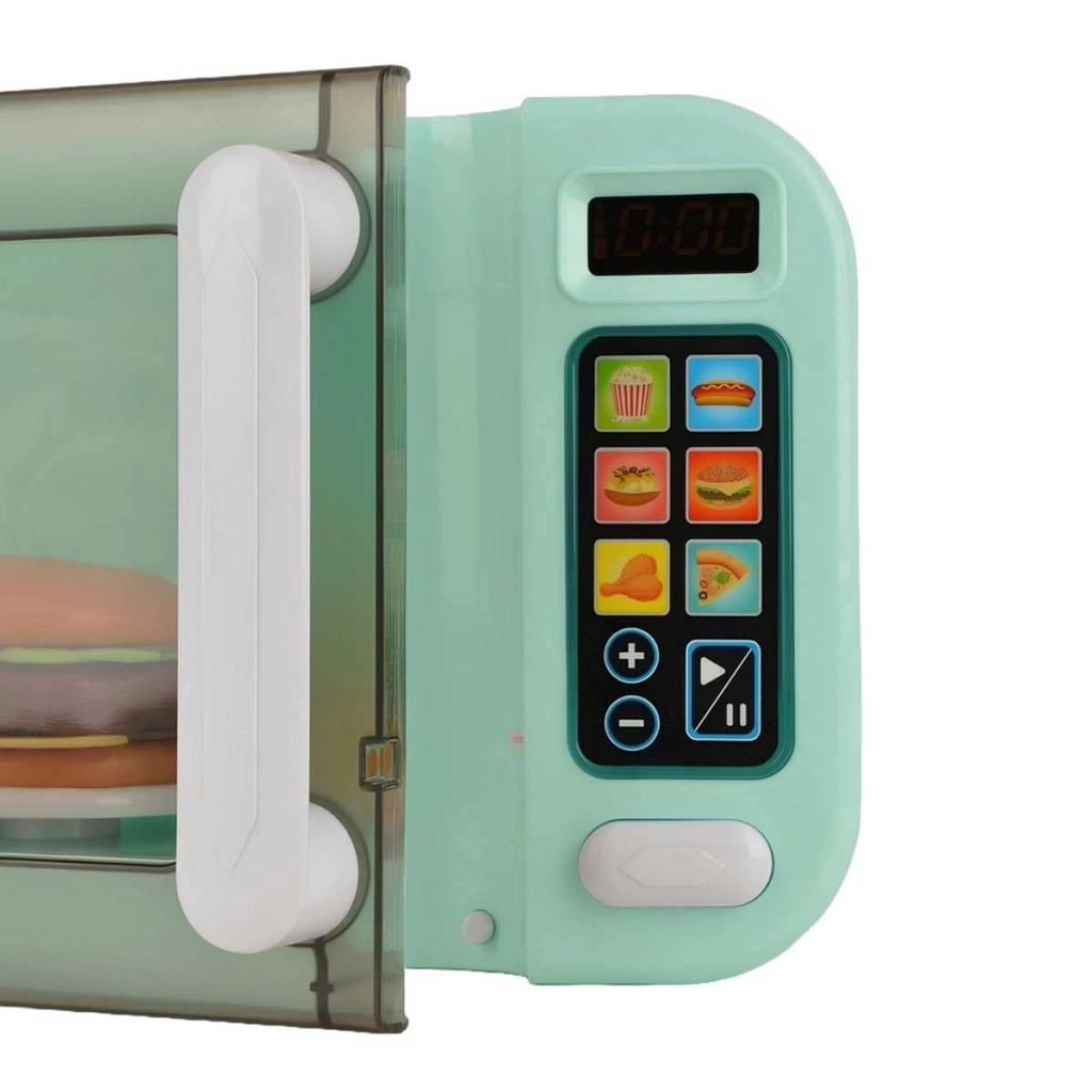 Çocuk Dokunmatik Ekranlı Işıklı ve Sesli Oyuncak Mikrodalga Fırın - Görsel 3