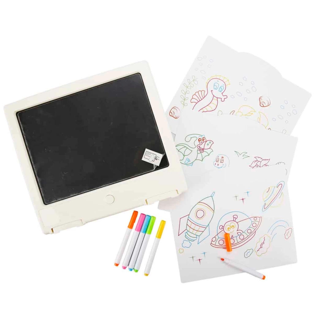 Eğitici Oyuncak Karanlıkta Parlayan Yazı Tahtası Renkli Eğlence Seti - Görsel 2