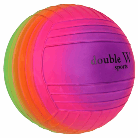 Çocuk DoubleWSportsGökkuşağıTırtıklıPVCTop23cm