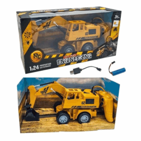 Duman Uzaktan Kumandalı İş Makinesi 1:24 5 Fonksiyonlu DMNHT059