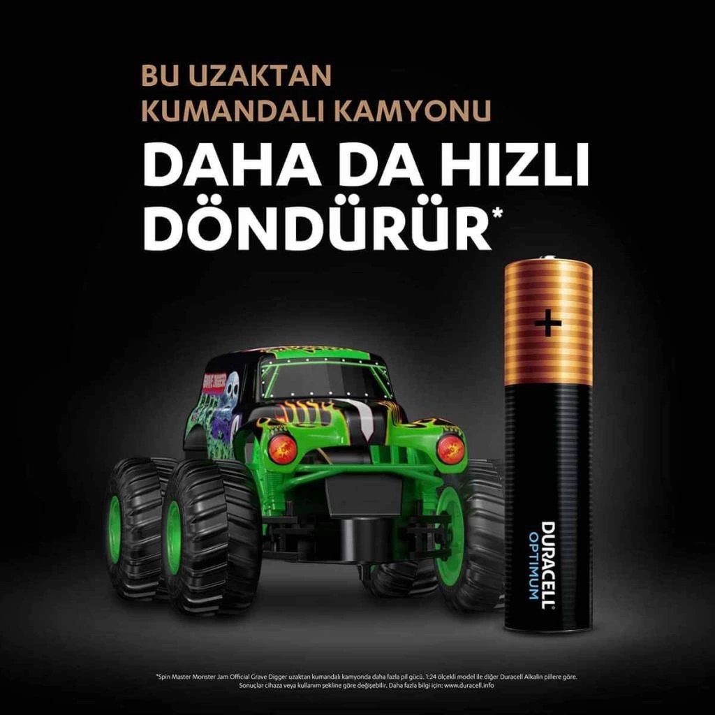 Çocuk Duracell 4Lü Optimum AAA Kalem Pil - Görsel 4