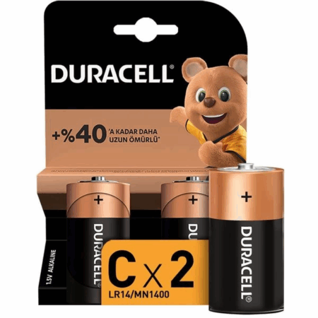 Çocuk Duracell Basic C Boy Pil 2Li
