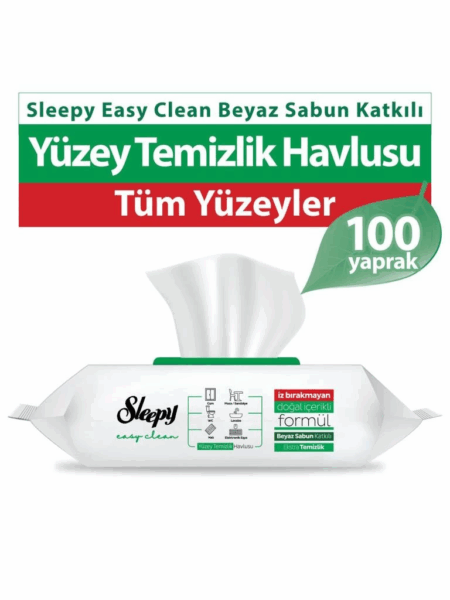 Çocuk Easy Clean Yüzey Temizlik Havlusu 100 Adet