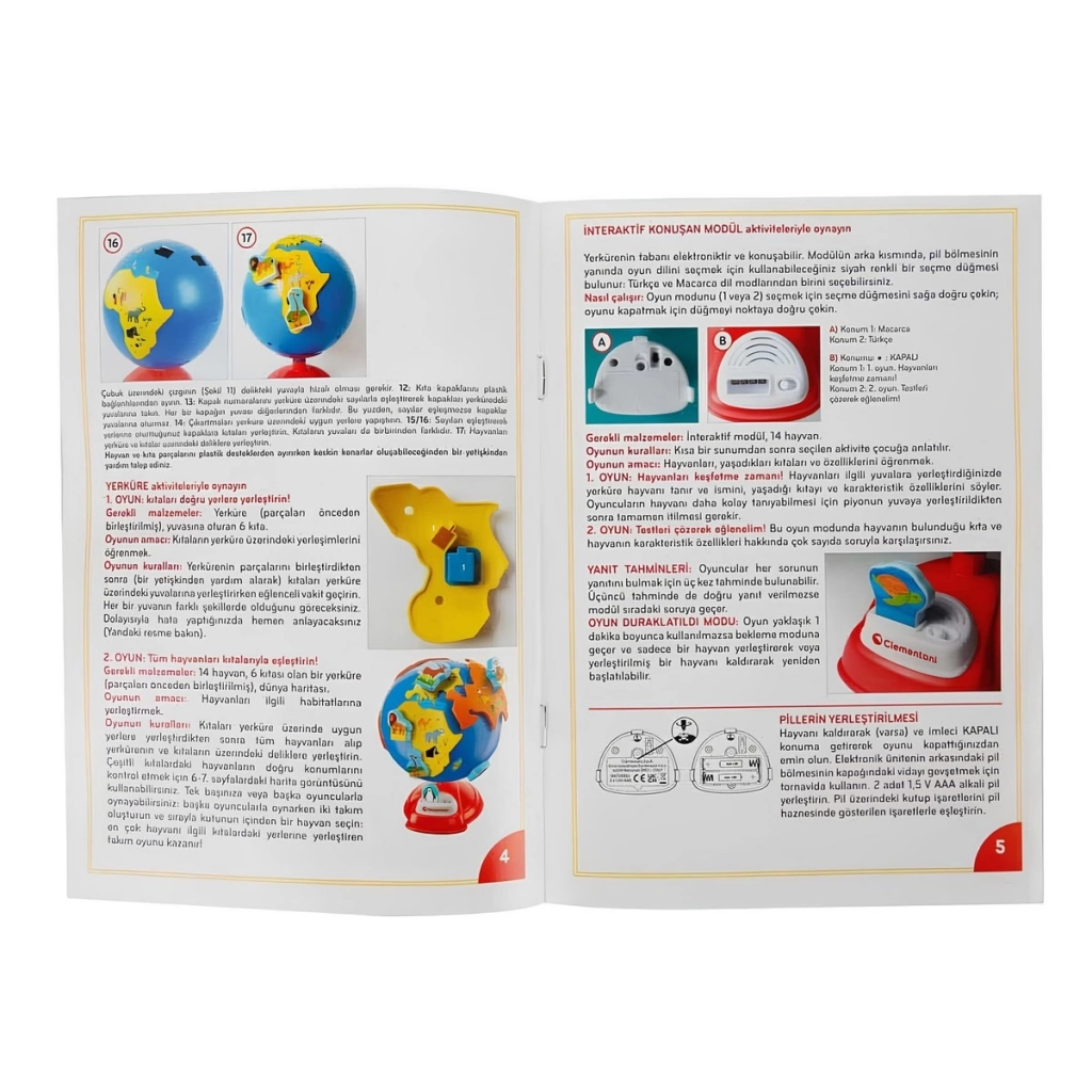 Çocuk Eğitici Dünya Konuşan Elektronik Oyun Seti - Görsel 2