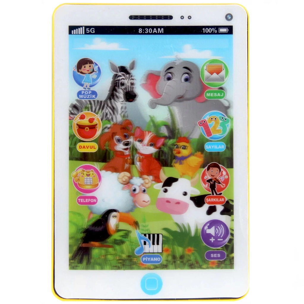 Çocuk Eğlenceli Pilli Tablet - Görsel 2