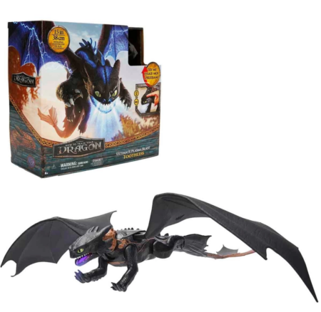 Eğitici Oyuncak Ejderhanı Nasıl Eğitirsin Sesli ve Işıklı Aksiyon Figürü 38 cm
