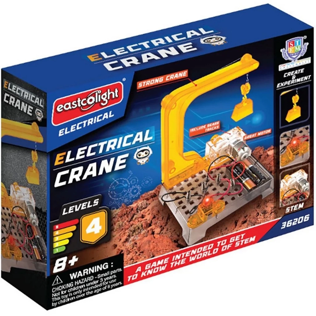 Eğitici Çocuk Elektrikli Vinç Bilim Seti - Görsel 2