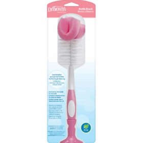 Çocuk Emzik ve Biberon Temizleme Fırçası Pembe