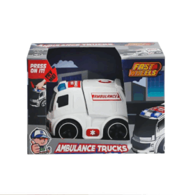 Çocuk ER-247 Fast Wheels Ambulans Kamyonu -Erdem Oyuncak