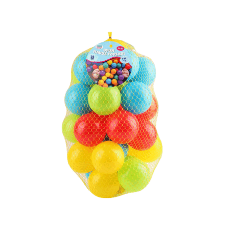 ER-7028 Havuz Topu 7CM 28’li Fileli Set Oyun Topları