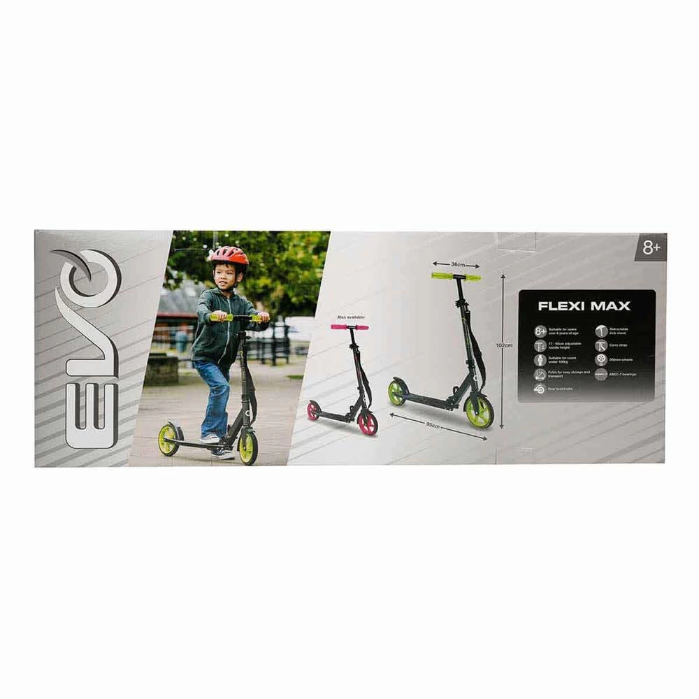 Denge Becerisini Artıran Yeşil Renkli 2 Teker Scooter - Görsel 4