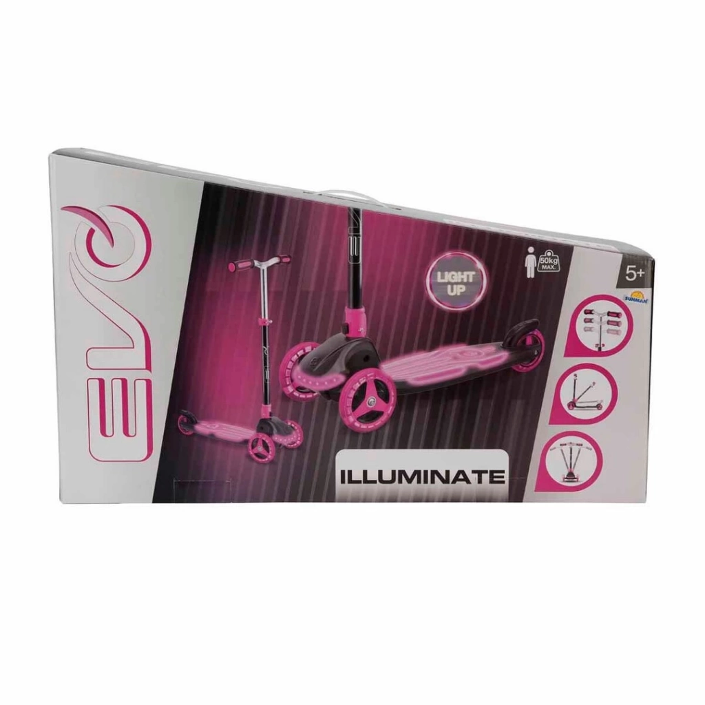 Işıklı Pembe Scooter İle Çocuklara Eğlenceli Sürüş Deneyimi Ve Denge Gelişimi - Görsel 5
