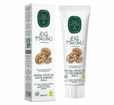 Çocuk Eyüp Sabri Tuncer Doğal Diş Macunu 90 Gr Ceviz & Ceviz Kabuğu Özlü