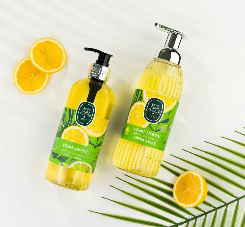 Çocuk Eyüp Sabri Tuncer Doğal Zeytinyağlı Köpük Sabun 500 ml Çeşme Limonu - Görsel 2