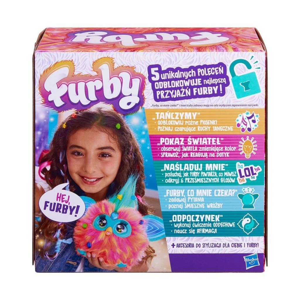 Çocuk F6744 Furby Mercan İnteraktif Peluş - Görsel 4