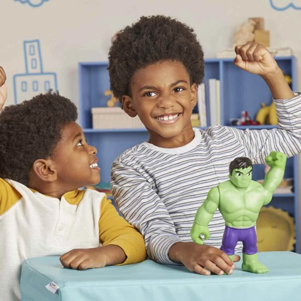 Eğitici Oyuncak F7572 Spidey ve İnanılmaz Arkadaşları - Hulk Büyük Figür +3 yaş - Görsel 4