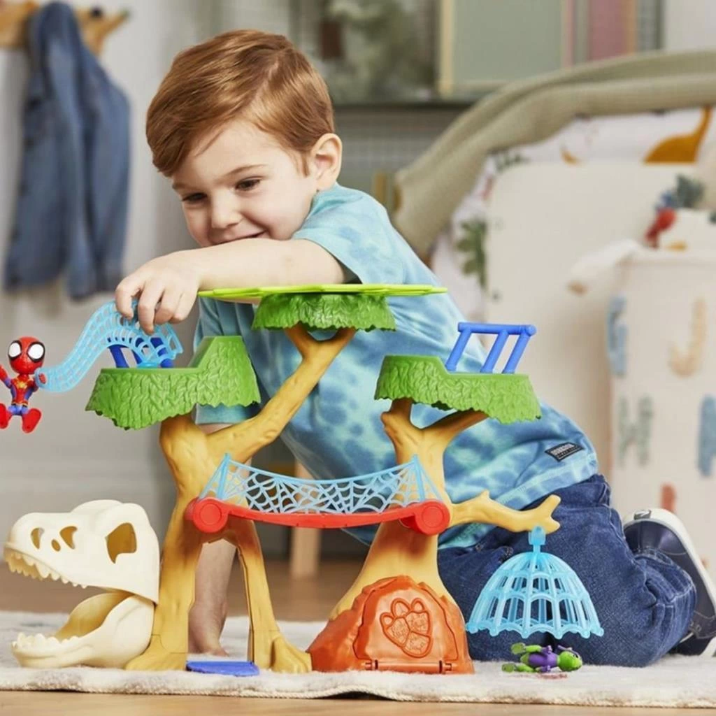 Spidey Dino Webs Ağaç Evi ile Minikler İçin Macera ve Hikaye Kurgulu Oyun Seti - Görsel 4