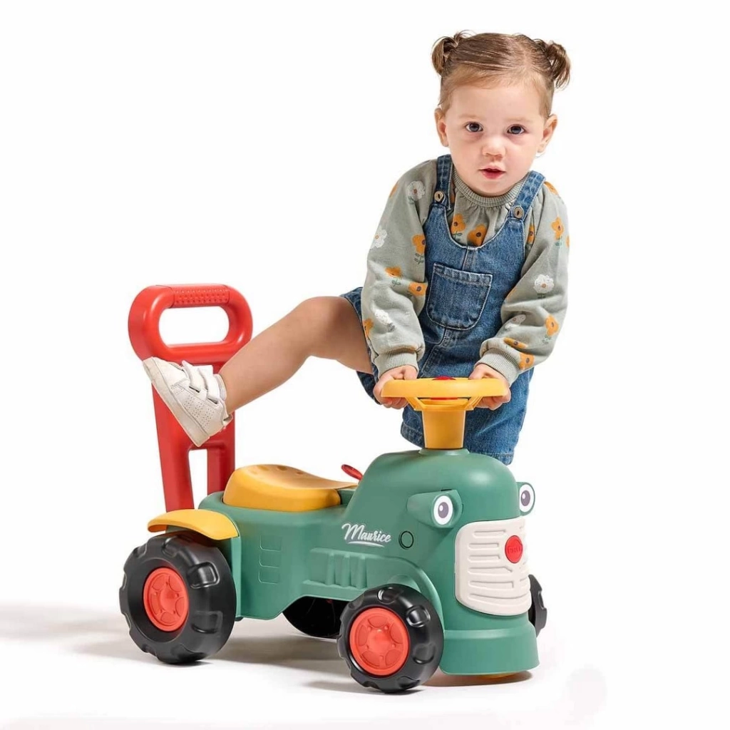 Yeşil Traktör ile Eğlenceli Macera! Çocukların Denge ve Koordinasyonunu Geliştiren Bingit Oyuncak - Görsel 2