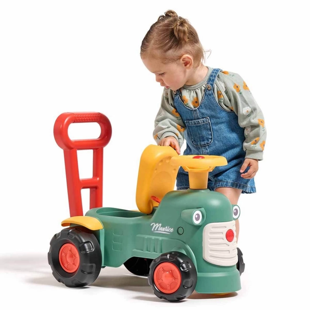 Yeşil Traktör ile Eğlenceli Macera! Çocukların Denge ve Koordinasyonunu Geliştiren Bingit Oyuncak - Görsel 3