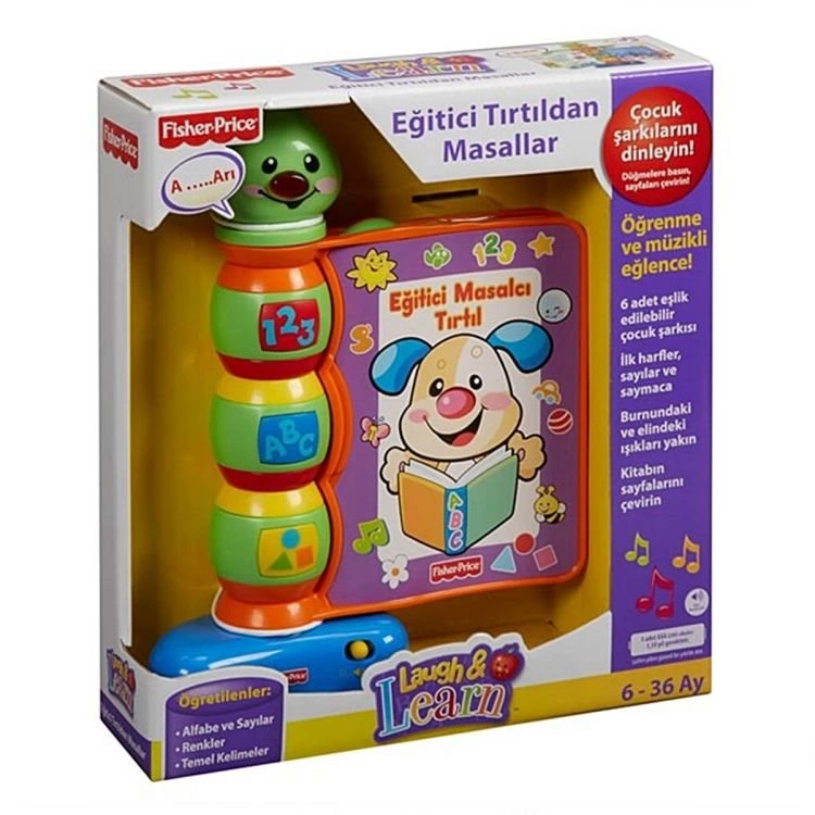 Çocuk Fisher Price Eğitici Masalcı Tırtıl - Görsel 2