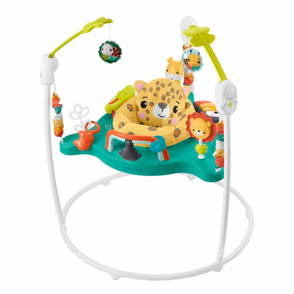 Fisher Price Işıklı Ve Sesli Sevimli Leopar Jumperoo Bebek Aktivite Merkezi - Görsel 2