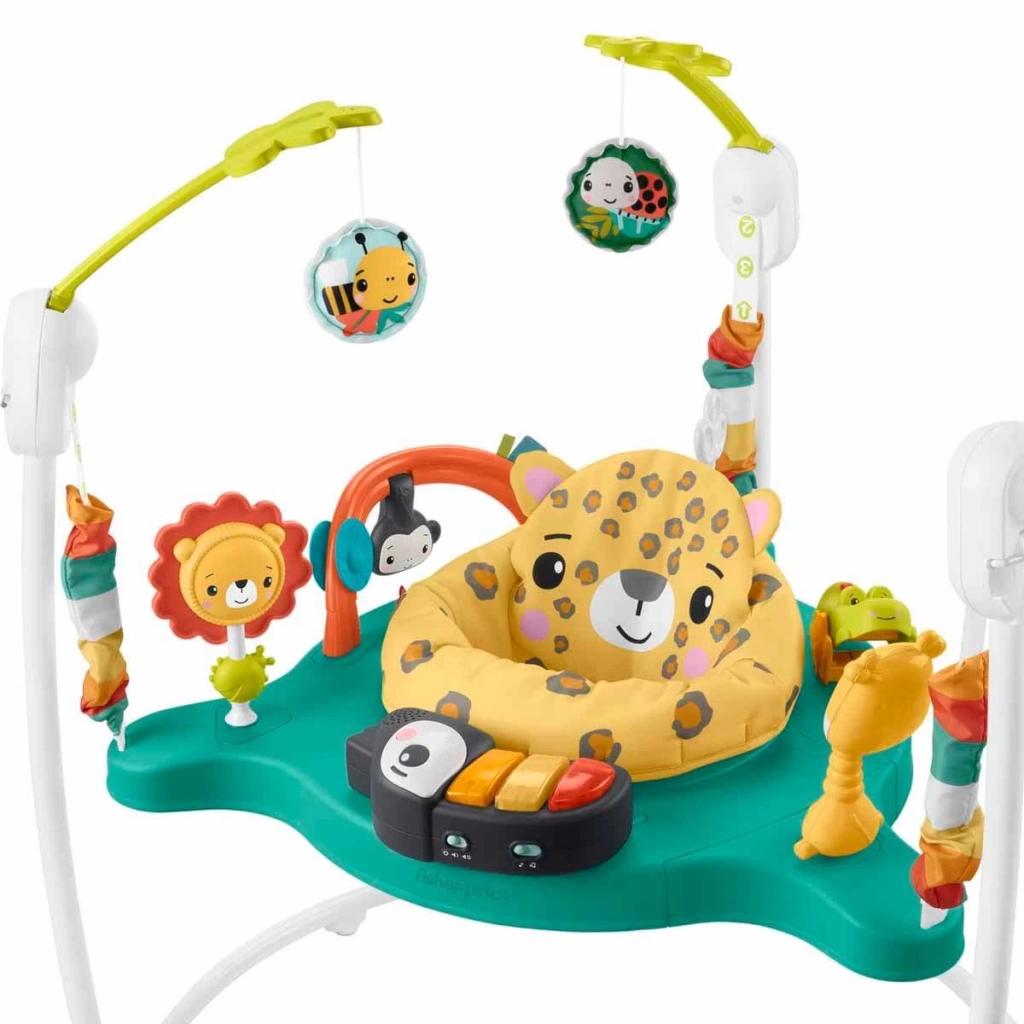 Fisher Price Işıklı Ve Sesli Sevimli Leopar Jumperoo Bebek Aktivite Merkezi - Görsel 3