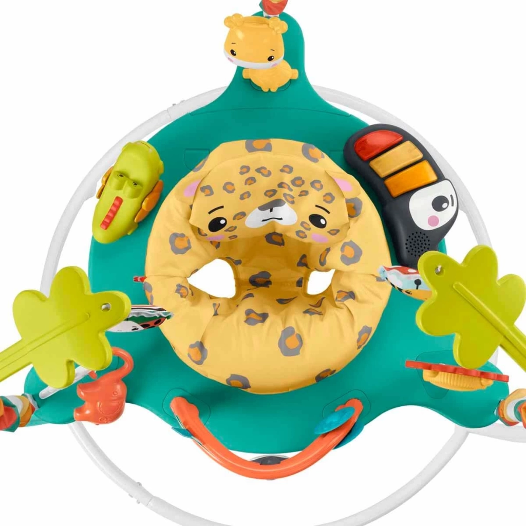 Fisher Price Işıklı Ve Sesli Sevimli Leopar Jumperoo Bebek Aktivite Merkezi - Görsel 4