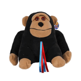 30 cm Peluş Goril, Sevimli ve Eğitici Peluş Oyuncak, Çocuklar İçin Eğlenceli Arkadaş