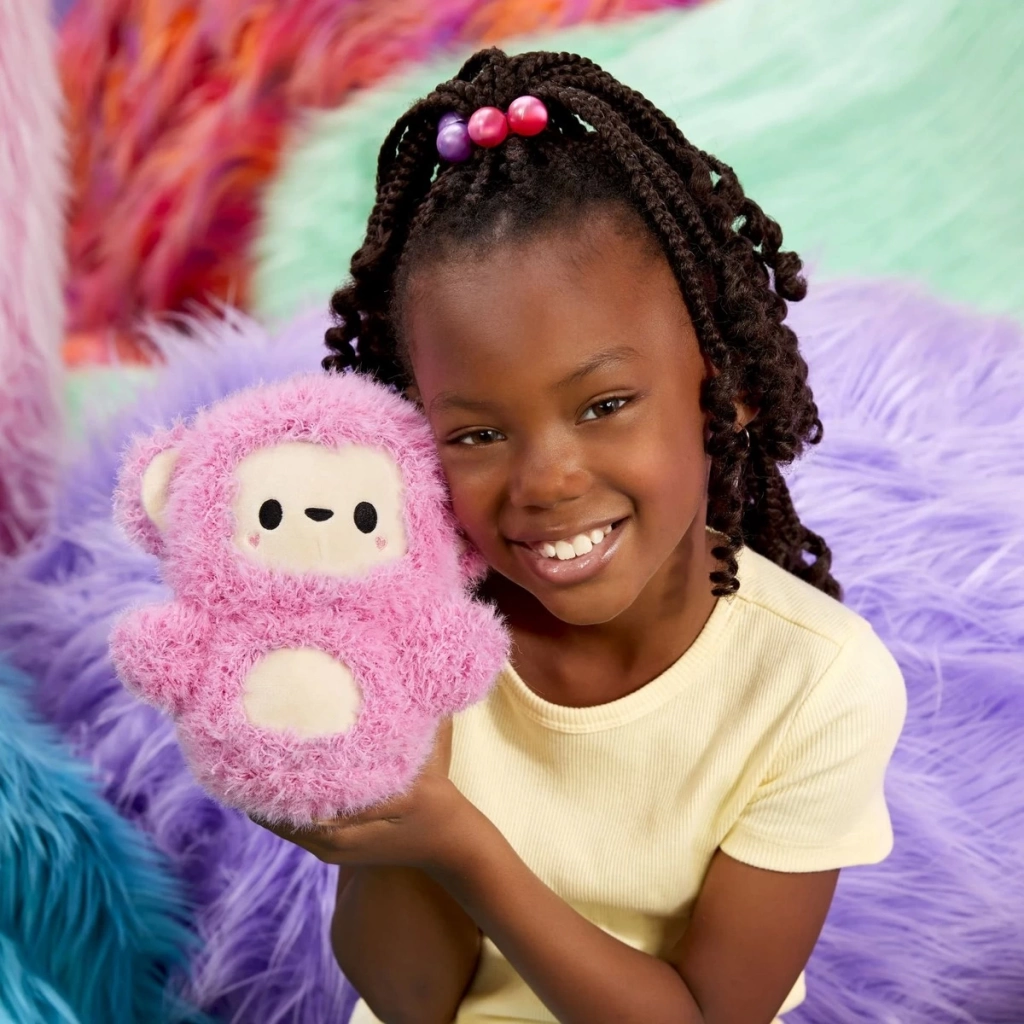 Çocuk Fluffie Stuffiez Küçük Peluş Maymun - Görsel 4