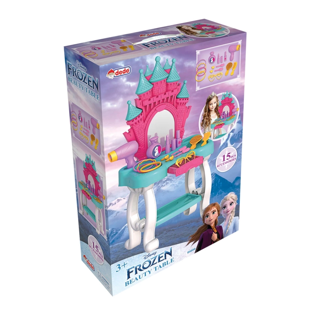Eğitici Çocuk Frozen Güzellik Masası - Görsel 2