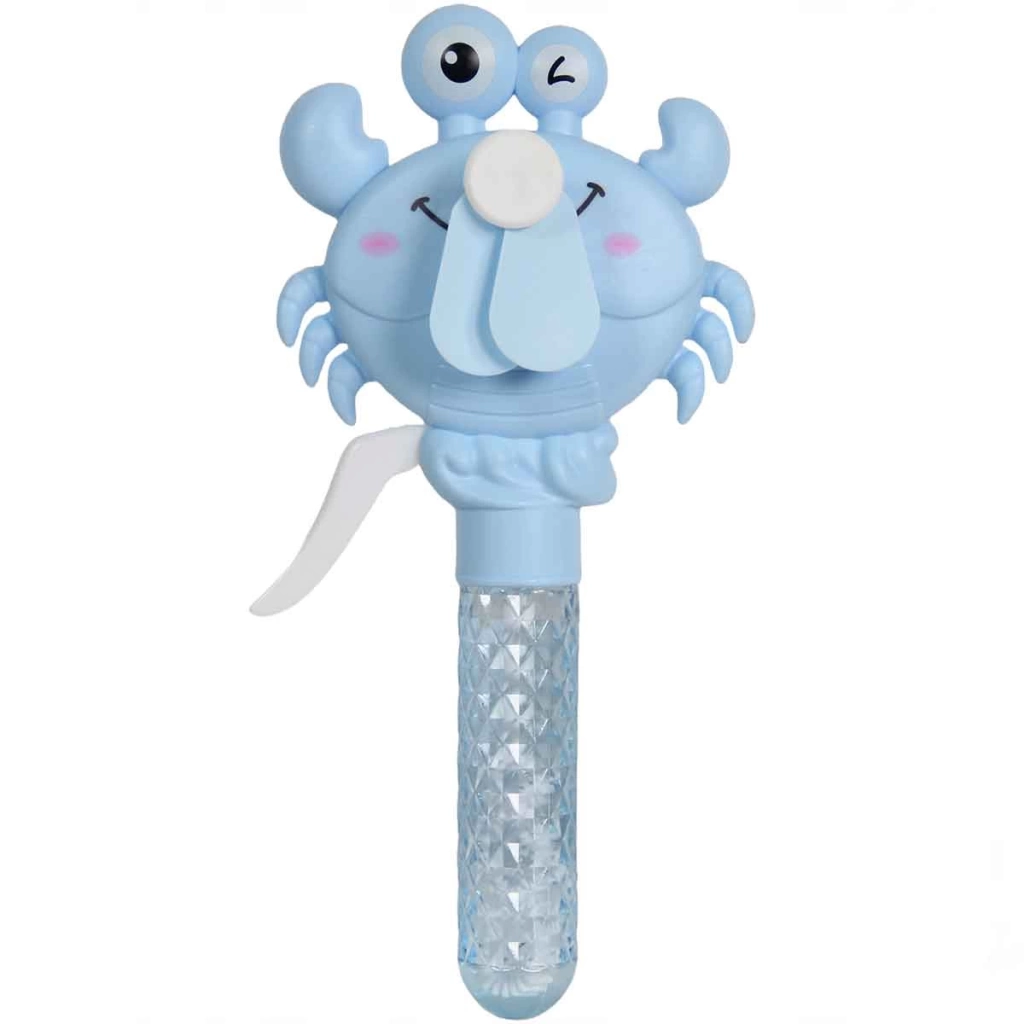 Fun Bubble Fan Yengeç Figürlü Köpük Baloncuk ve Mekanik Pervane - Görsel 3