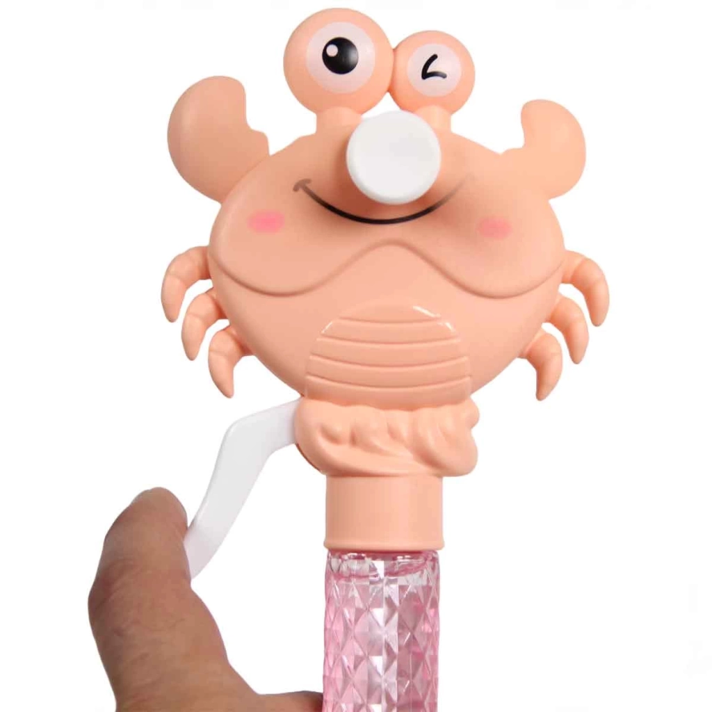 Fun Bubble Fan Yengeç Figürlü Köpük Baloncuk ve Mekanik Pervane - Görsel 4