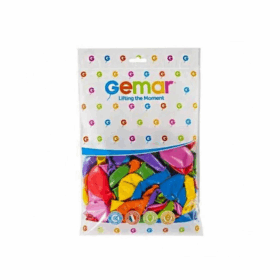 Çocuk G-90-080 14A Gemar Karışık Renk Balon 100 Adet -Dinamik Oyuncak