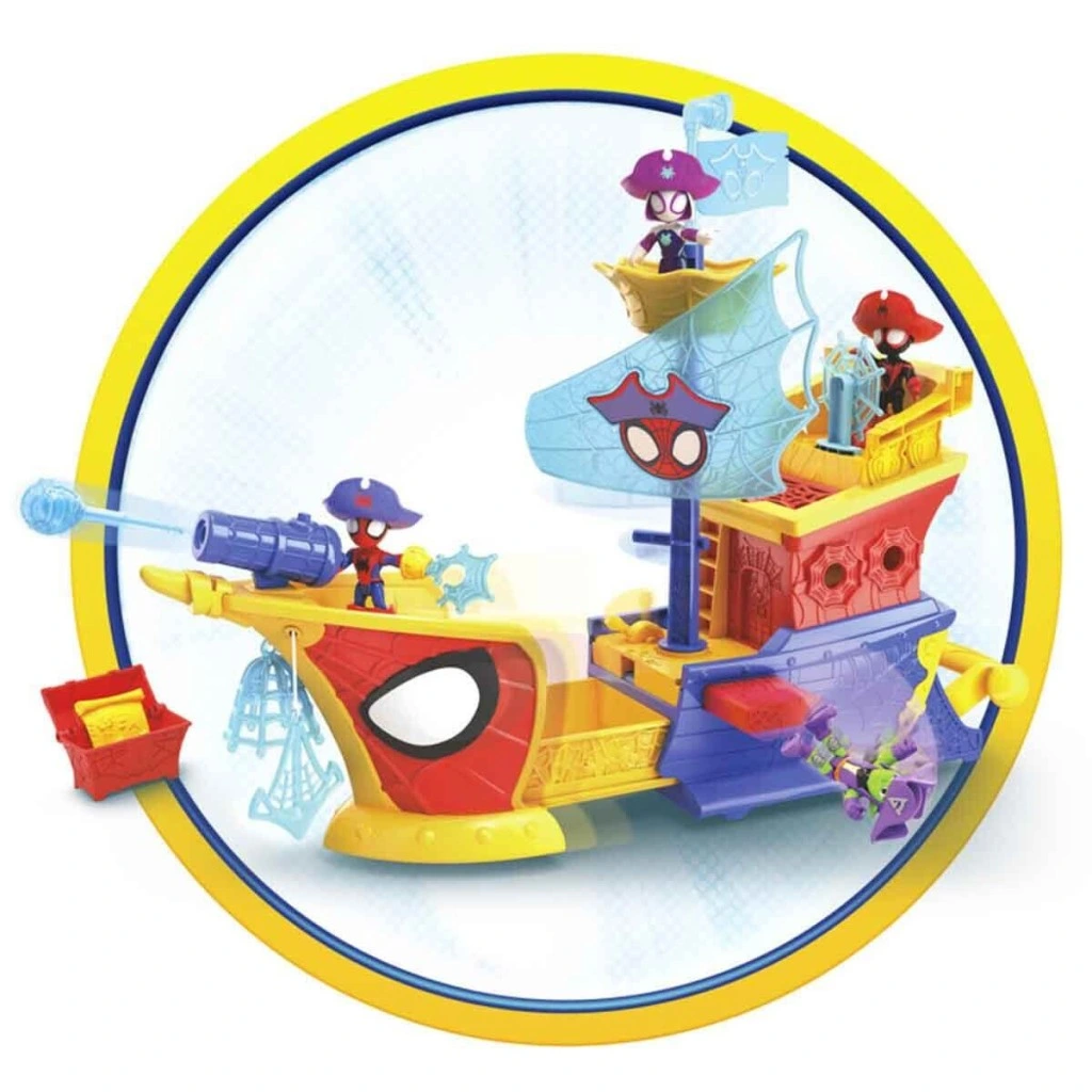 Eğitici Oyuncak G0666 Spidey ve İnanılmaz Arkadaşları Webs Ahoy Bubble Ship +3 yaş - Görsel 3