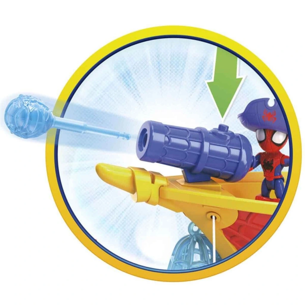 Eğitici Oyuncak G0666 Spidey ve İnanılmaz Arkadaşları Webs Ahoy Bubble Ship +3 yaş - Görsel 4
