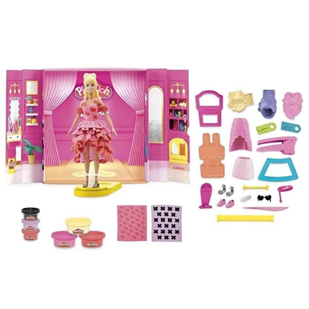 Eğitici Oyuncak G1356 Play-Doh Barbie Designer Fashion Show - Tasarım Moda Show +3 yaş - Görsel 2