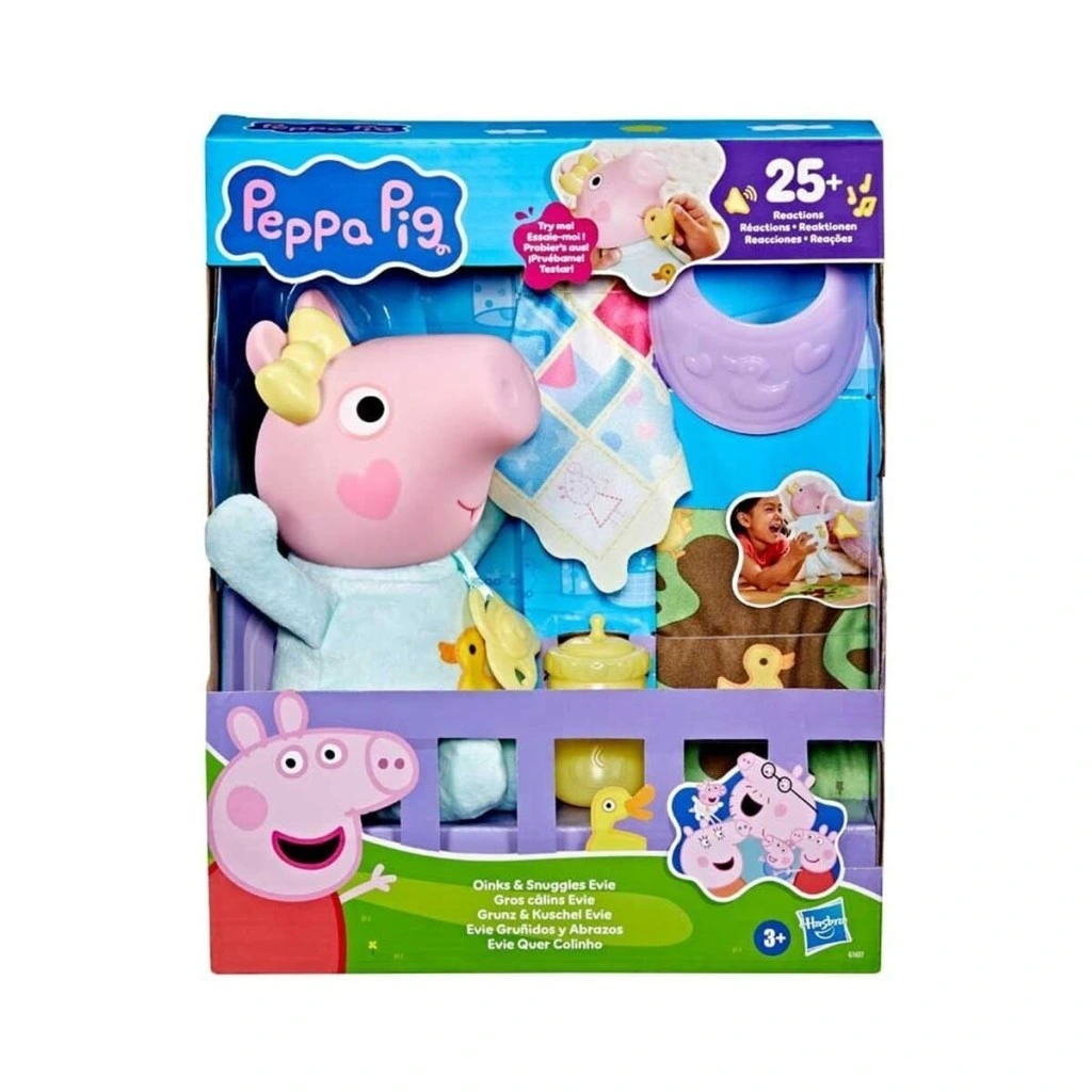 Eğitici Oyuncak G1637 Peppa Pig Oinks ve Snuggles Evie +3 yaş - Görsel 5