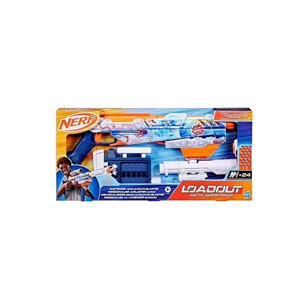 Eğitici Oyuncak G1763 Nerf Loadout Artic Zerostriker - Görsel 4